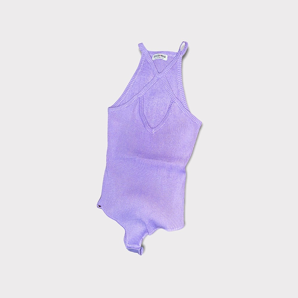 Lavender FashionNova Bodysuit
